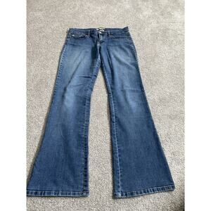Vintage Roxy Jeans Womens Size 11 Blue Denim Light Wash Pants Cottage Y2K Flare
